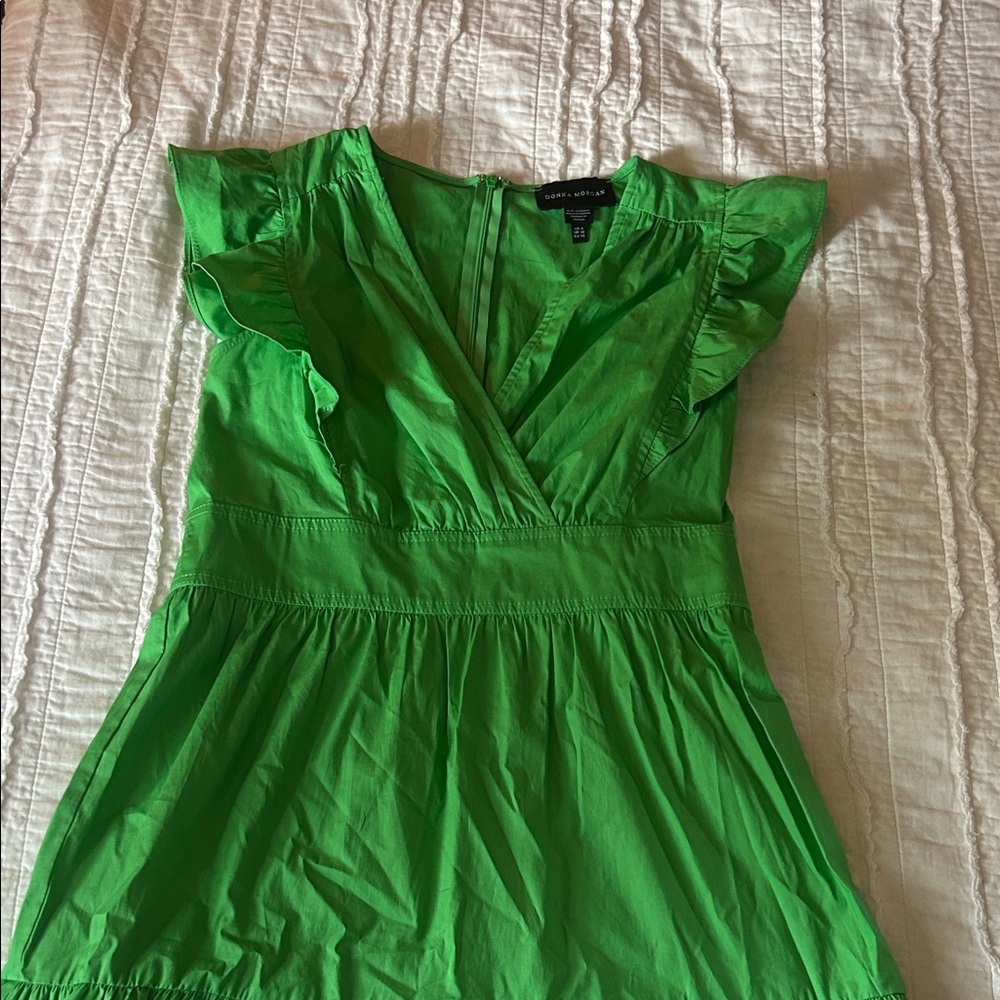 Donna Morgan Vibrant Green Dress